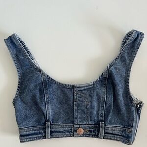Denim Crop Top